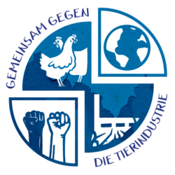 Gemeinsam gegen die Tierindustrie - Logo