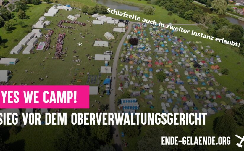 Aufbau des System Change Camps in Hamburg startet heute
